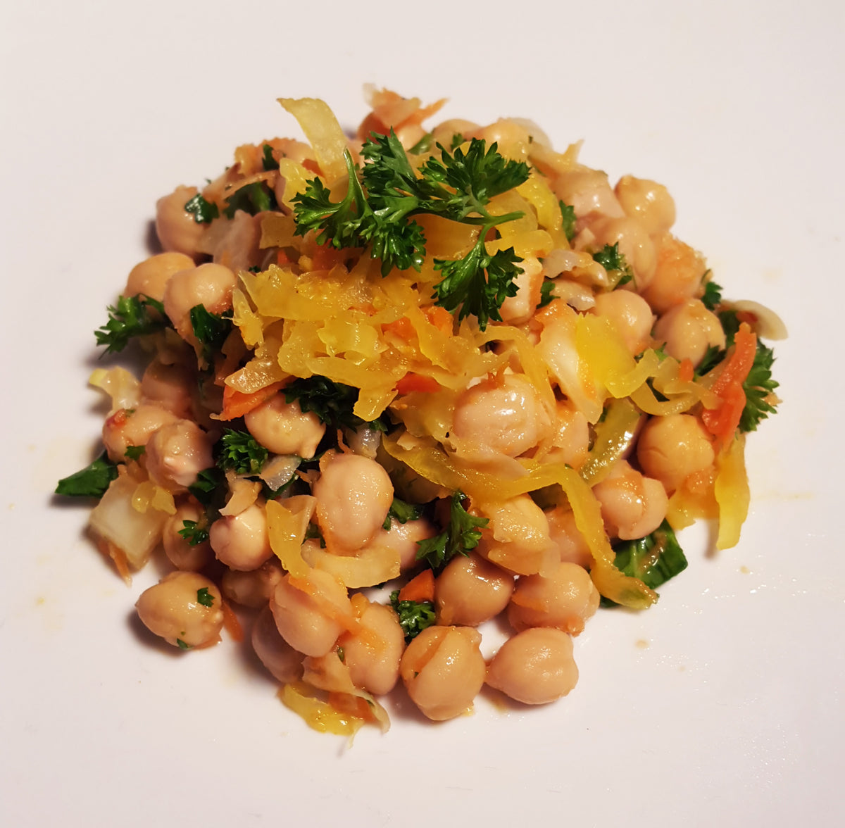 Recipe Curry Chickpea Salad OlyKraut