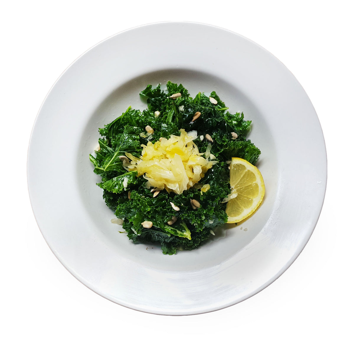 Kale and Sauerkraut Salad OlyKraut