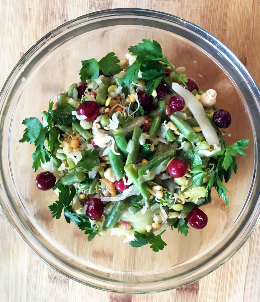 Hearty Bean Salad with OlyKraut