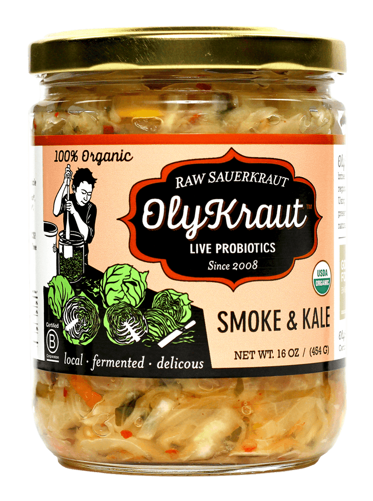 Smoke & Kale Sauerkraut